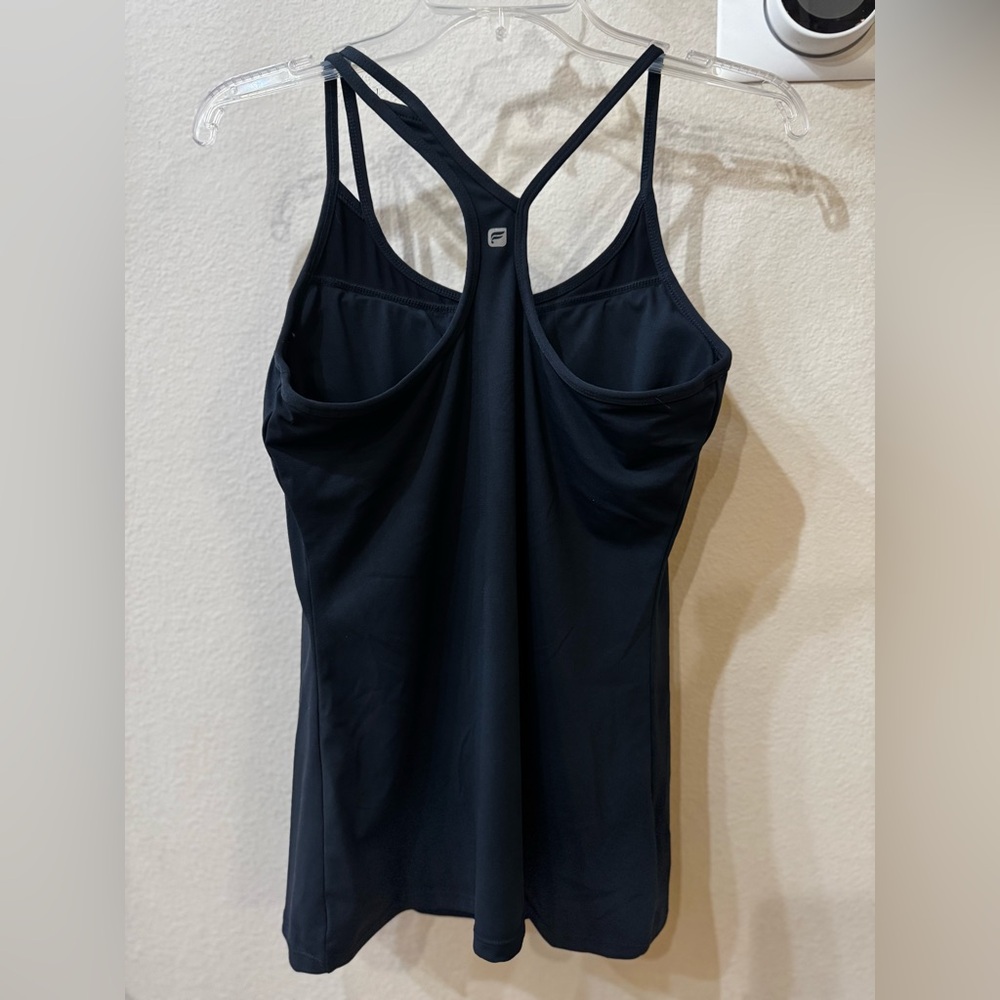 Fabletics One Sided Double Strap Black Workout Tank Size Small - Picture 5 of 5